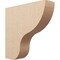 Ekena Millwork 9"W x 36"D x 36"H Thin Greensboro Rough Cedar Woodgrain TimberThane Corbel, Primed Tan CORUR09X36X36GRNRCPR - alternate 1